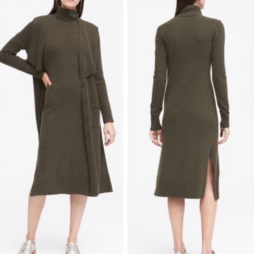 Banana Republic cashmere/wool sweater dress